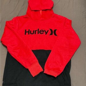 Youth Hurley Bold Red and Black Hoodie